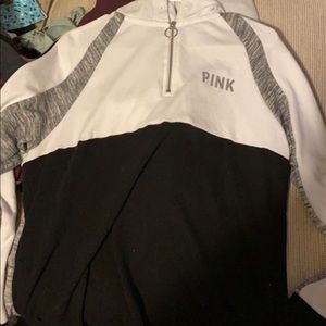 Pink quarter zip